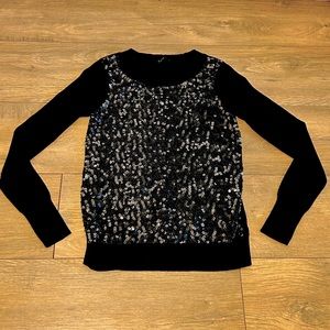 Express Embellished Sequin Sweater Size XS